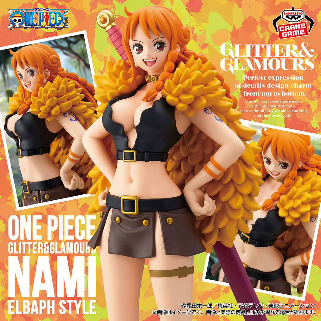 ONE PIECE – GLITTER&GLAMOURS: Nami (Elbaph Style) Figure by BANPRESTO